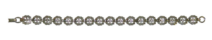 Great filagree silver tone bracelet