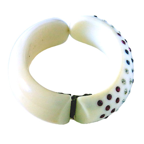 1950's rhinestone clamper