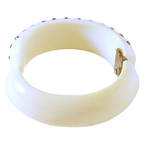 1950's multicolor rhinestone bangle