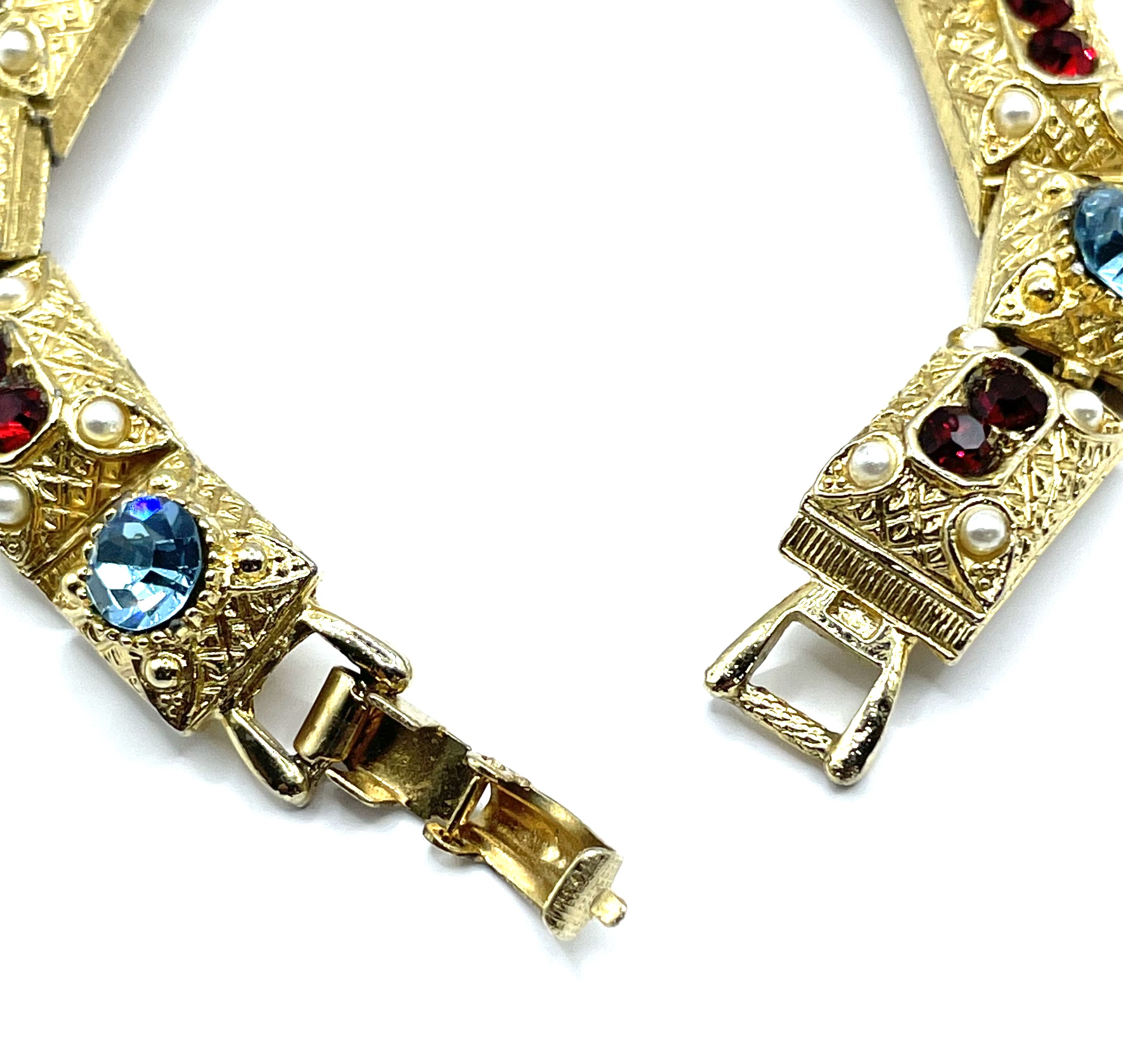 vintage rhinestone bracelet