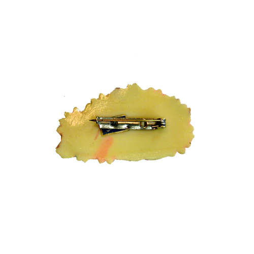 vintage celluloid flower pin