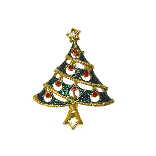 Christmas tree pin