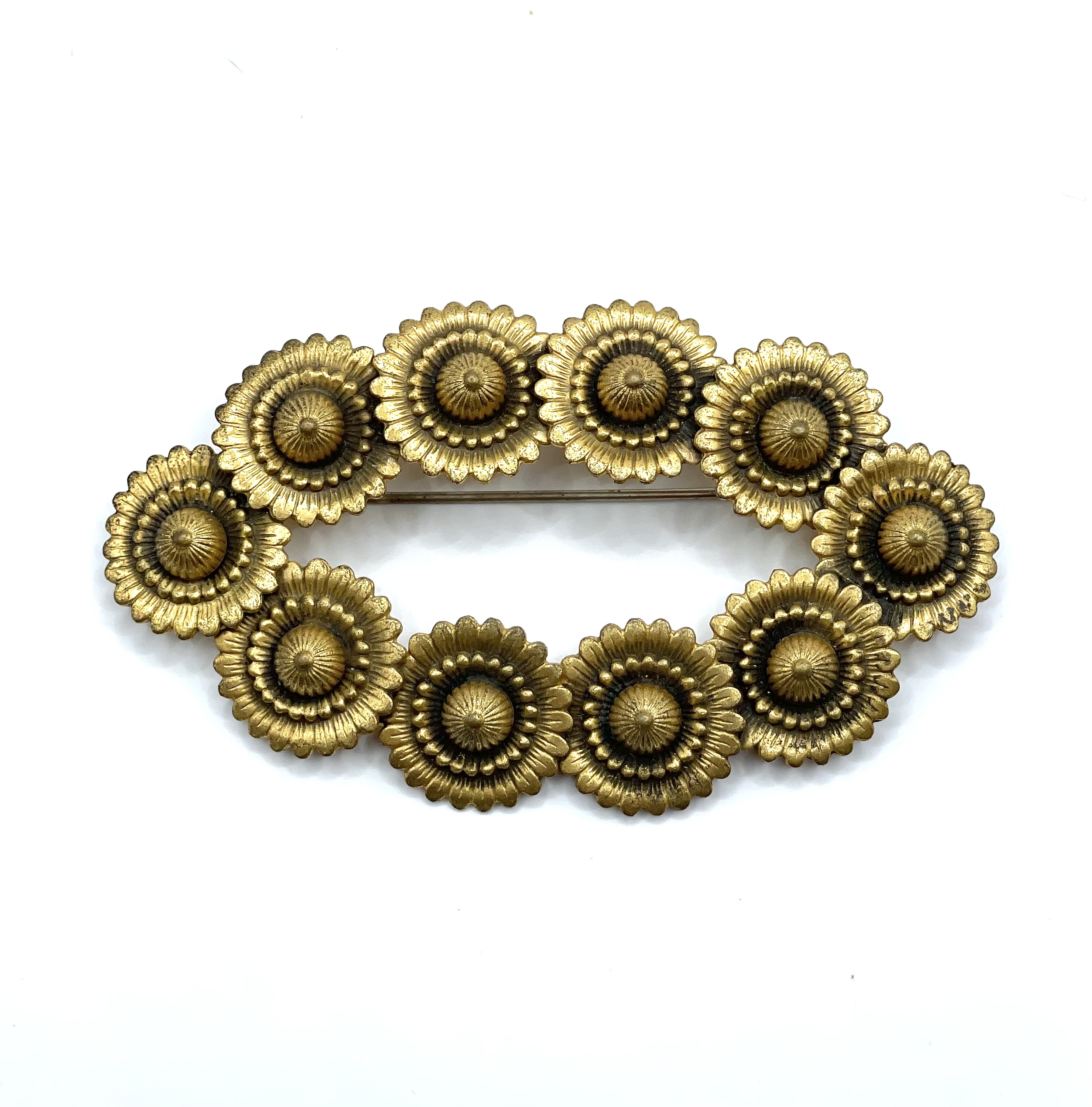 1930s floral brooch