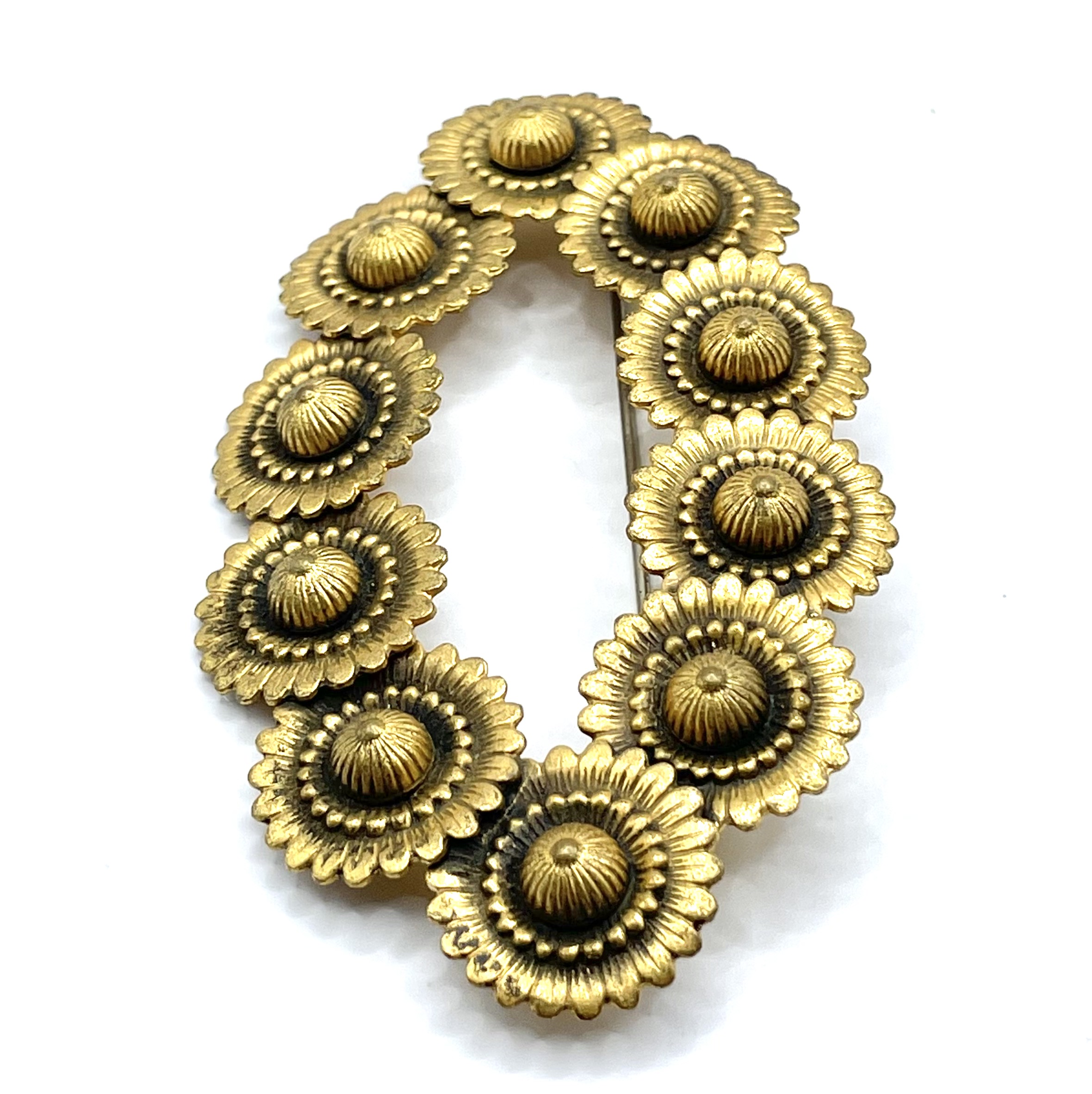 1930s floral brooch