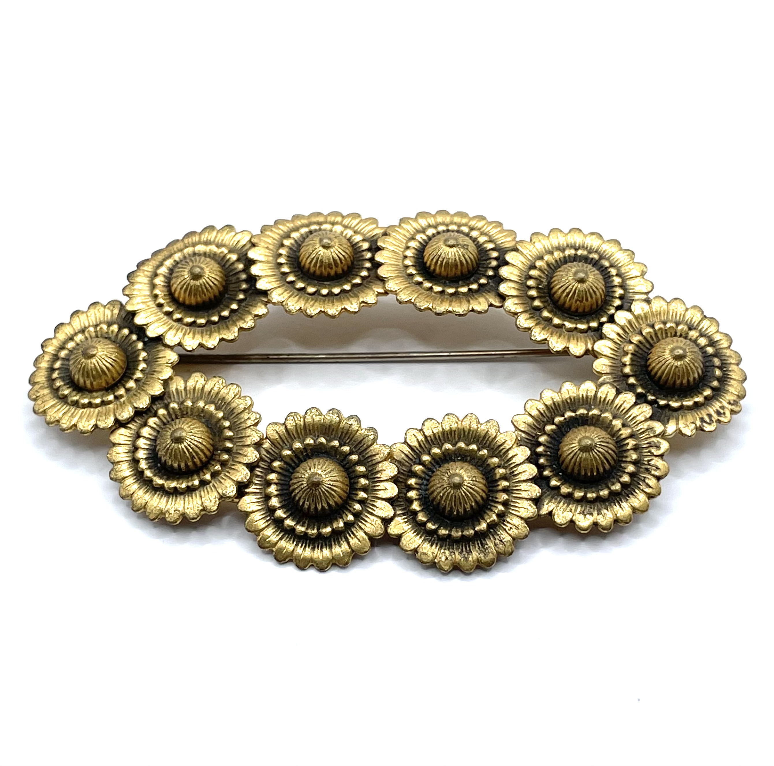 1930s Joseff floral brooch