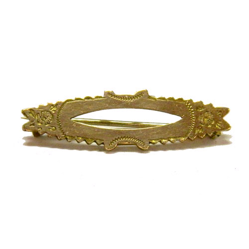Victorian gold filled bar pin