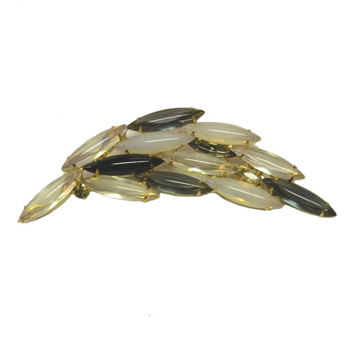 Lovely rhinestone brooch by Paris