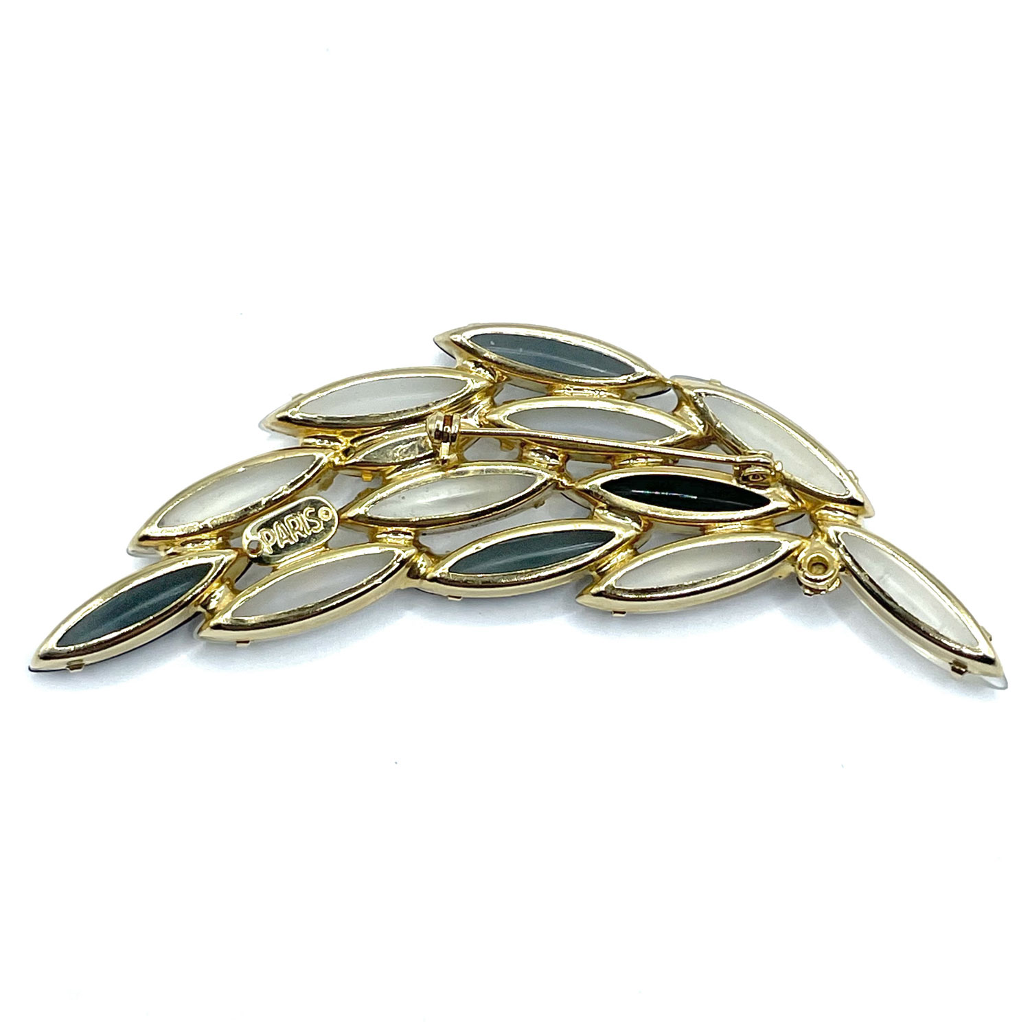 Paris cabochon brooch 