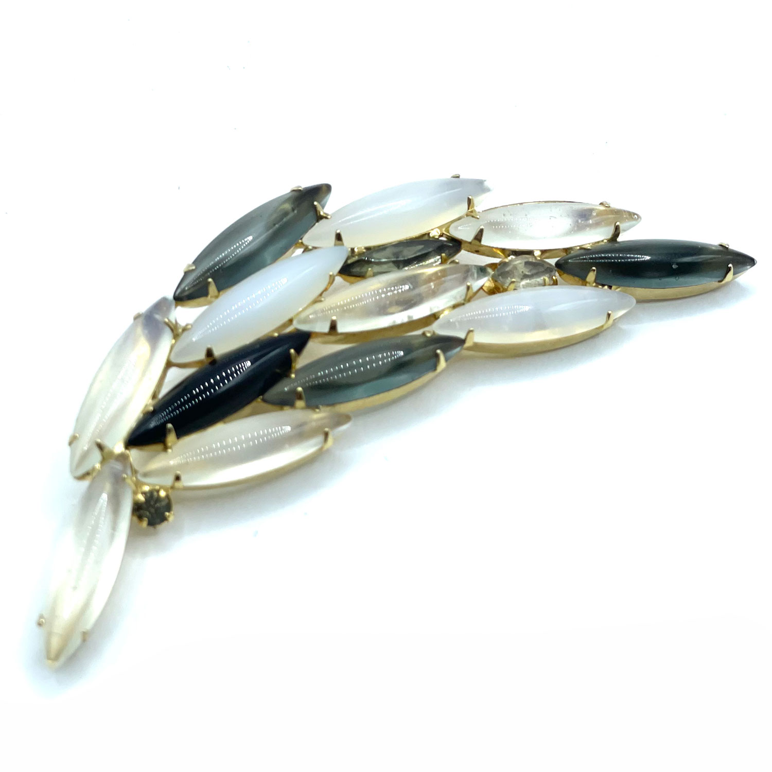 Paris cabochon brooch 