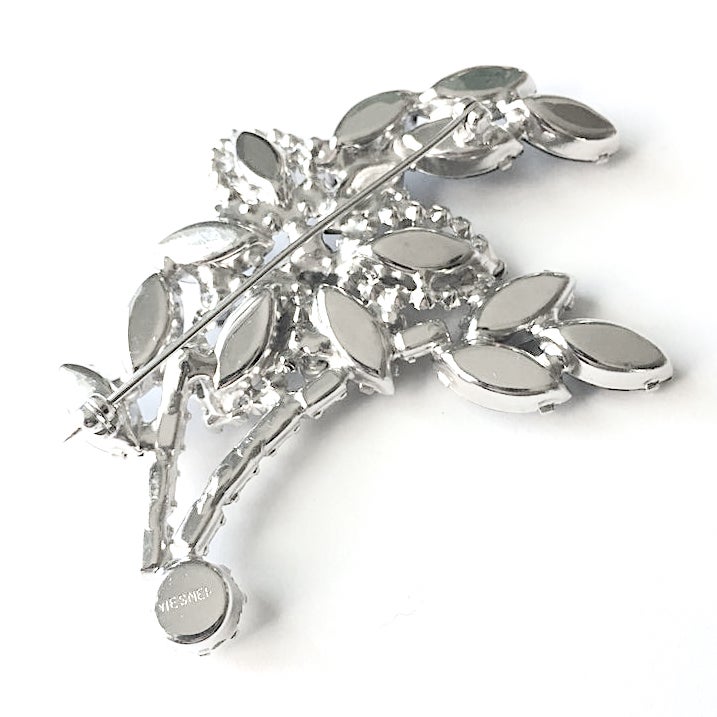 Weisner rhinestone brooch