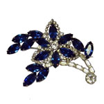 Joseph Wiesner rhinstone brooch