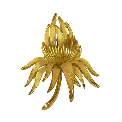 Trifari flower brooch 1950's