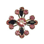 pink rhinestone snowflake