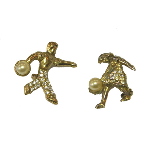 Bowling collar pins