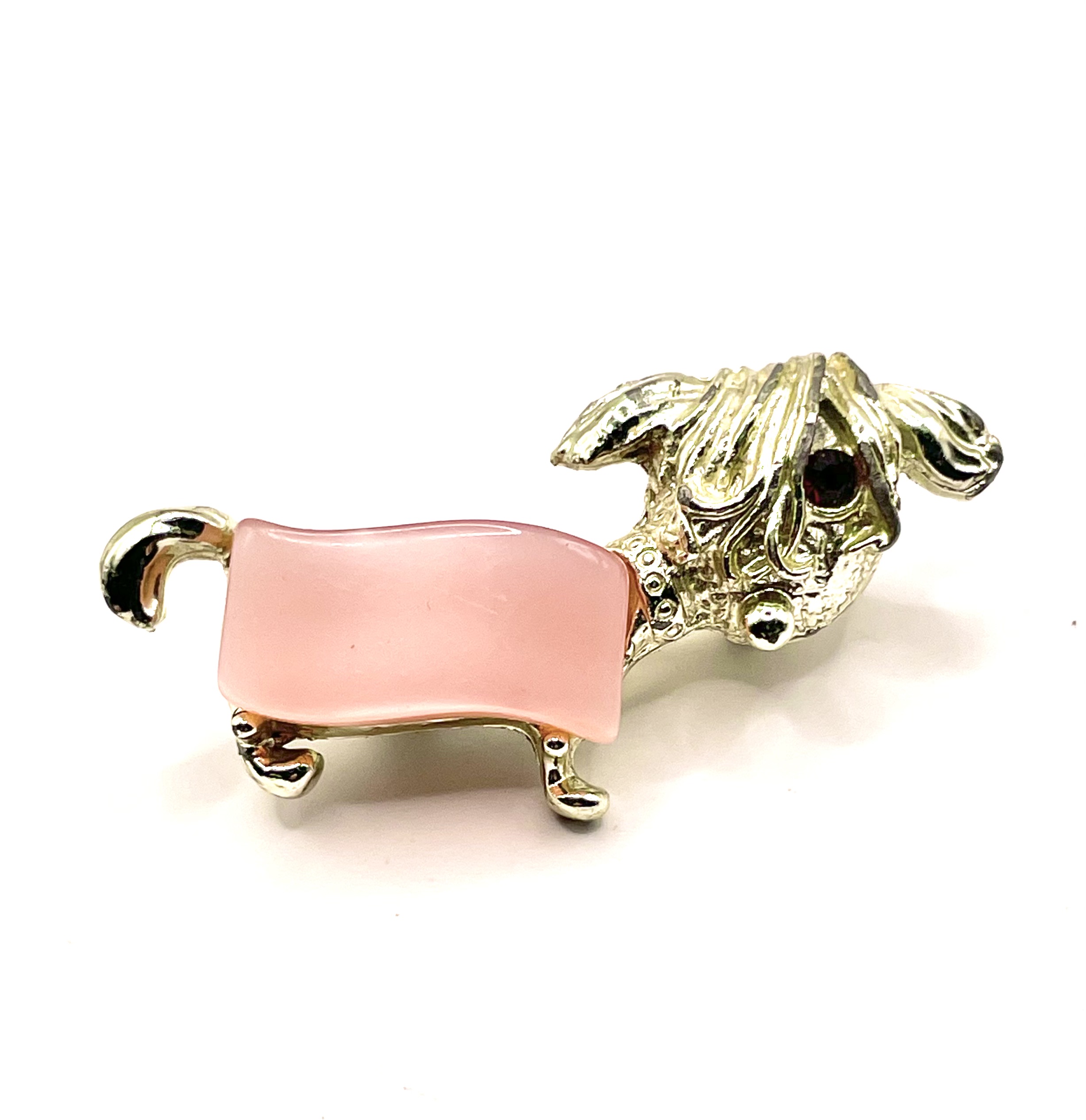 1950s dog brooch