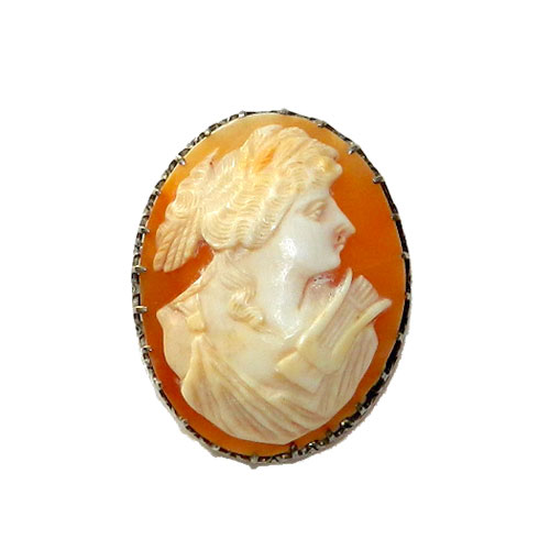 antique cameo brooch