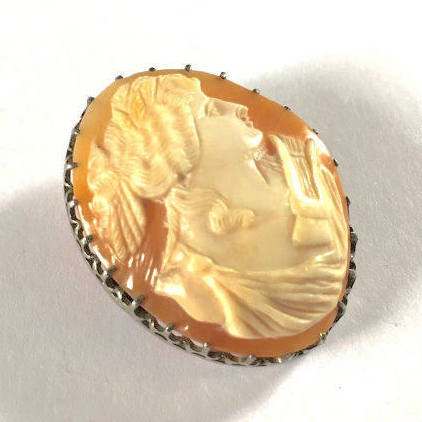 antique cameo brooch