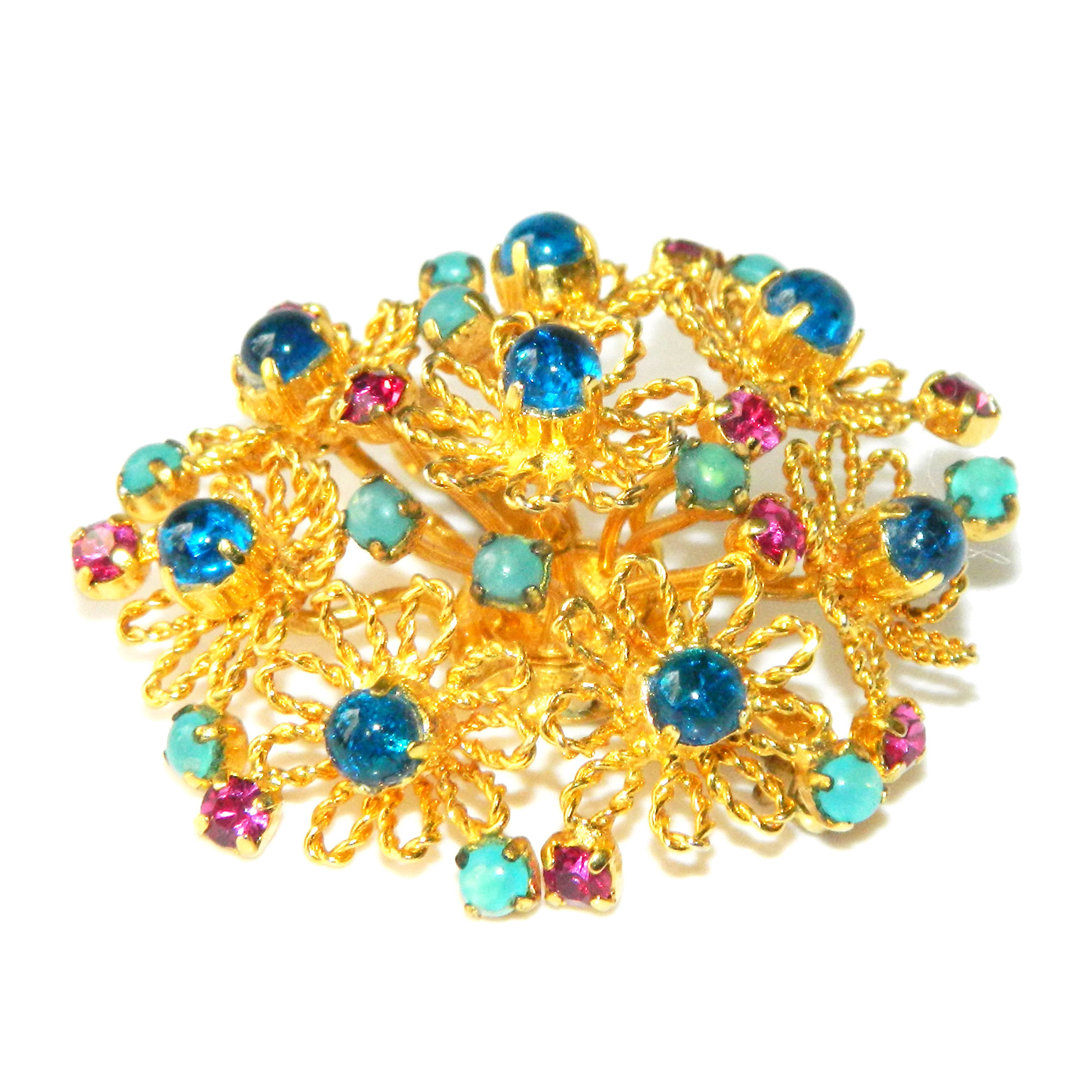 vintage cabohon brooch