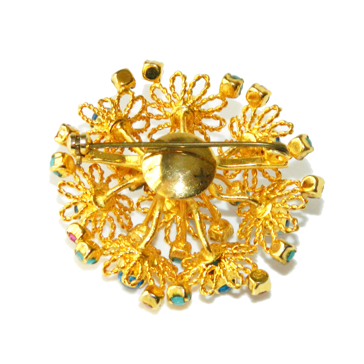 vintage cabohon brooch
