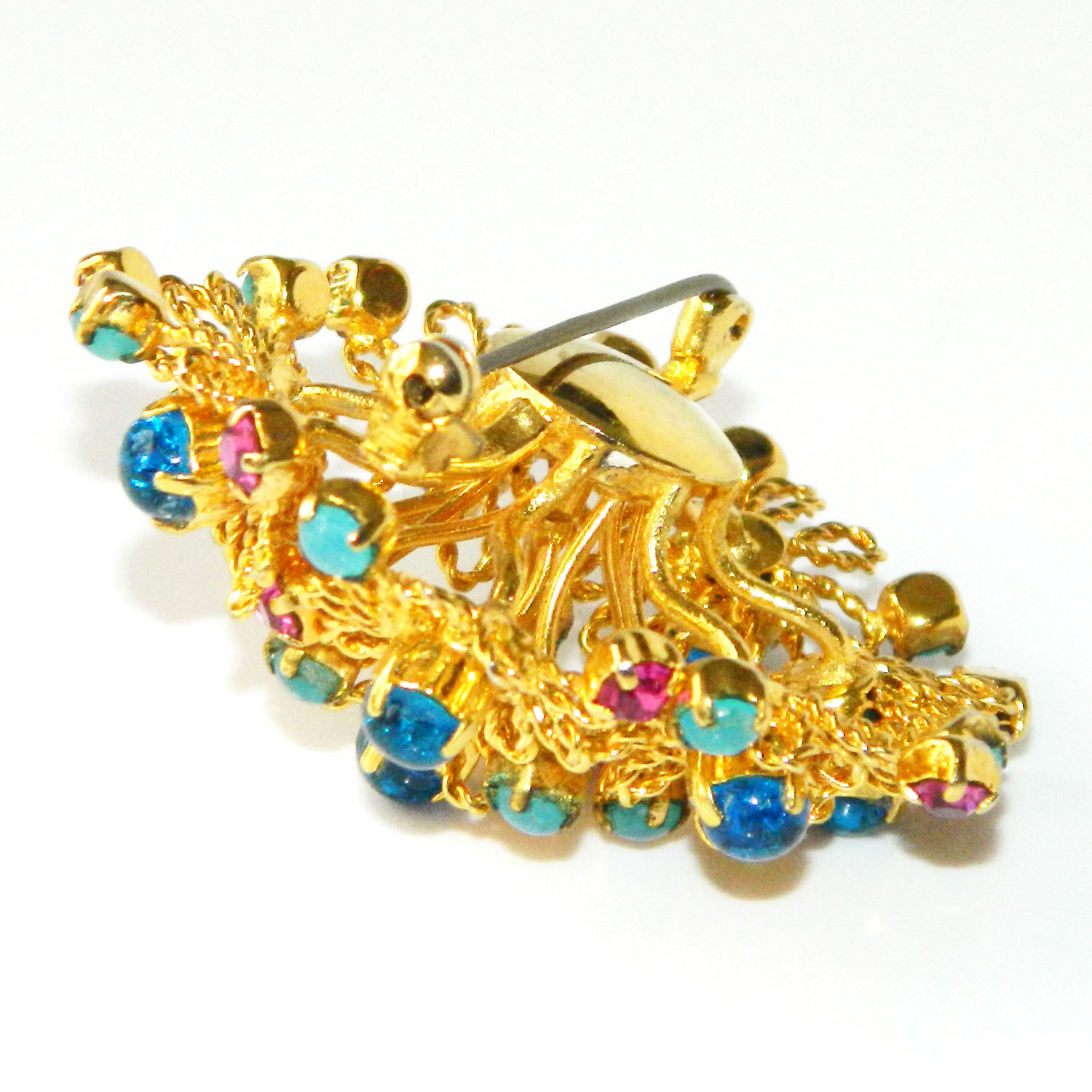 vintage cabohon brooch
