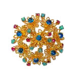 Rhinestone brooch