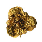 vintage floral brooch