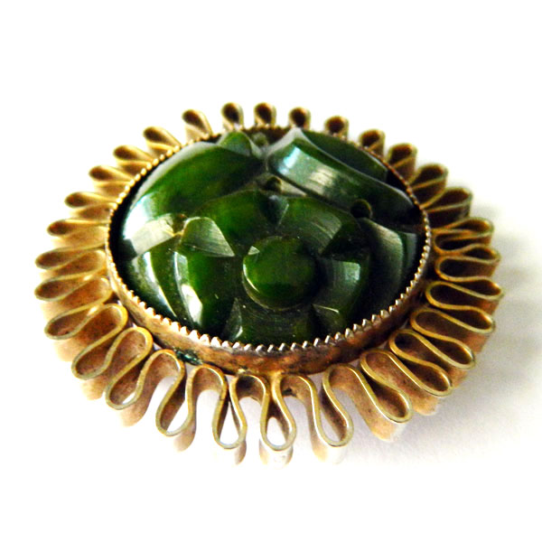 bakelite brooch