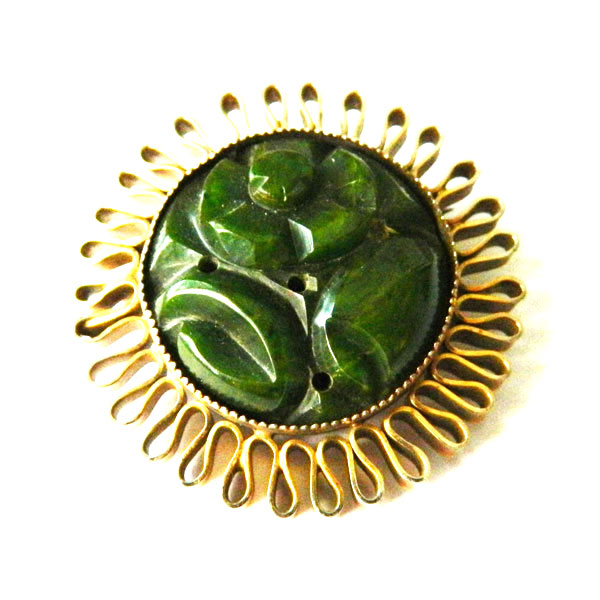 bakelite brooch