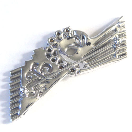 1930's art deco rhinestone brooch