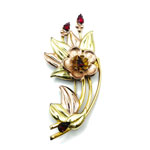 1940's sterling silver brooch