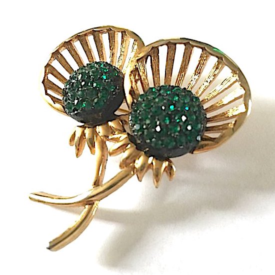 rhinestone brooch