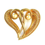 Boucher love knot brooch