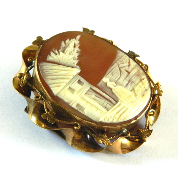 antique cameo brooch