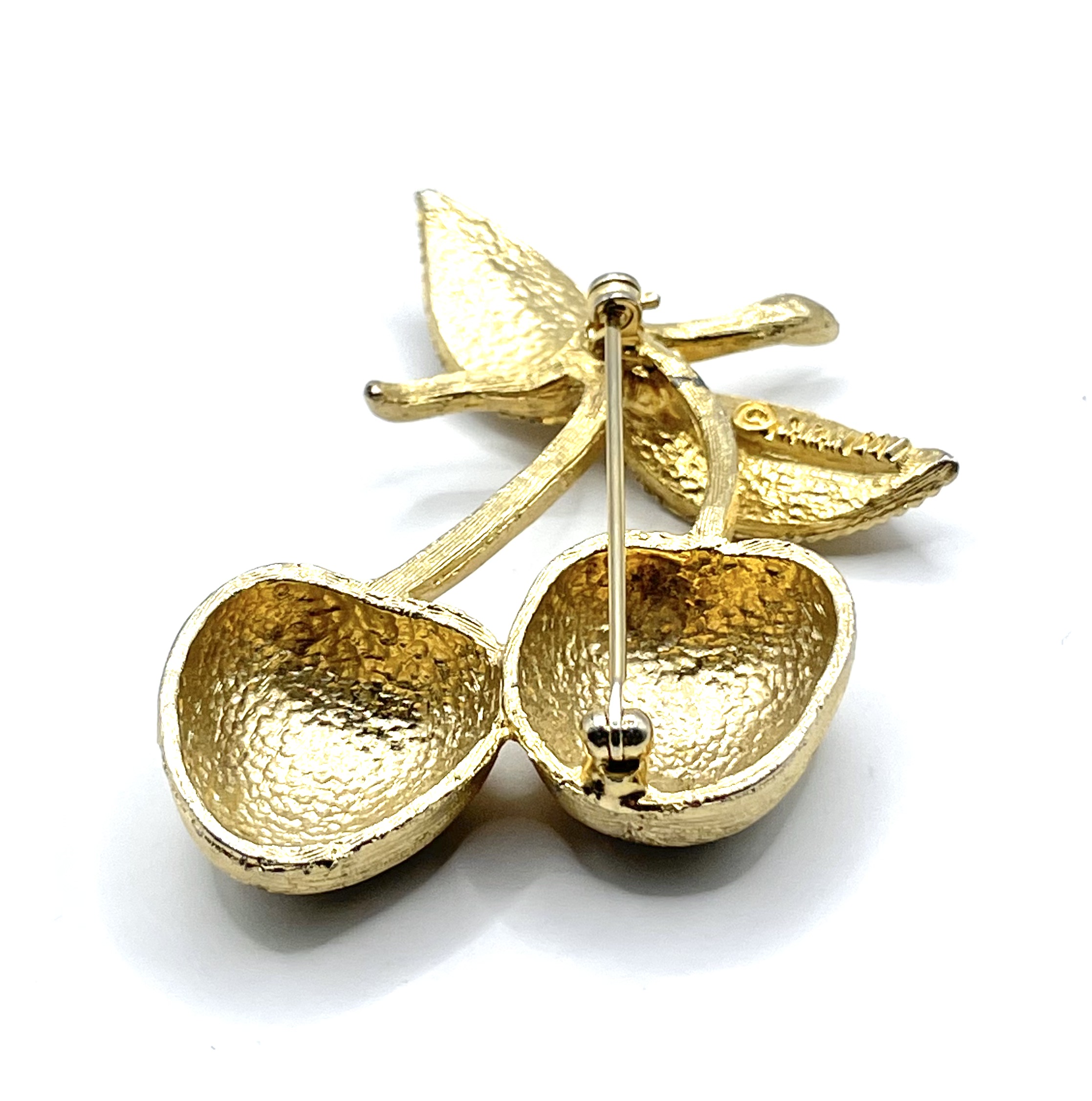 cherry brooch