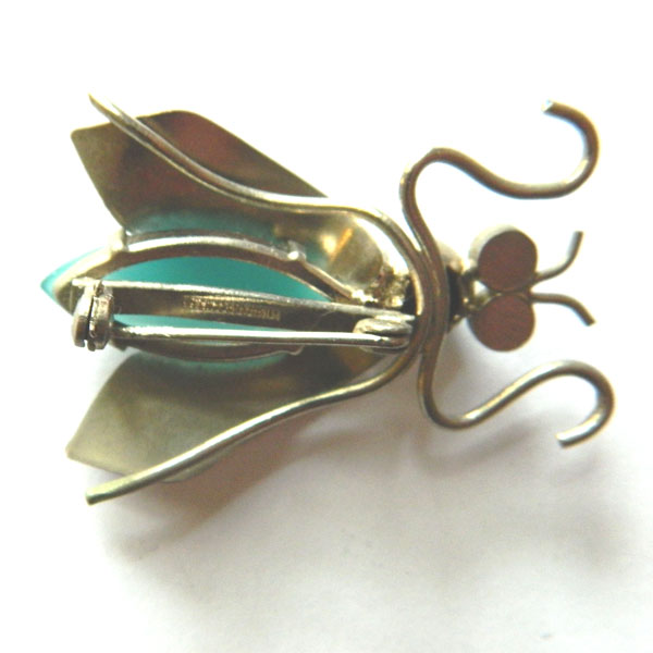 Vintage bug brooch