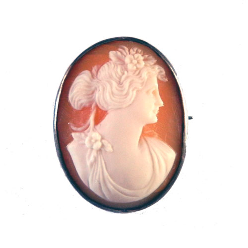 antique cameo brooch