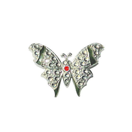 Czechoslovakian butterfly brooch