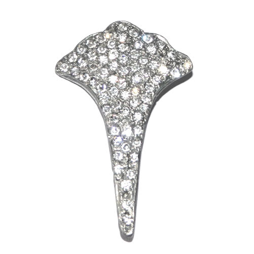 1930's art deco rhinestone brooch