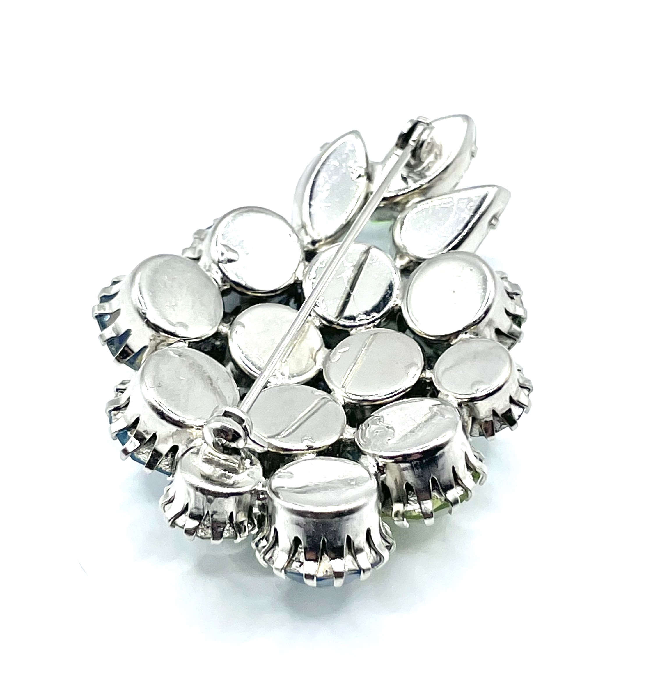 1950s rhinestone brooch