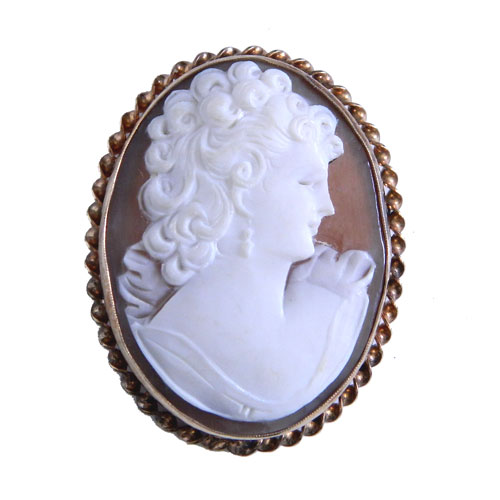 antique cameo brooch