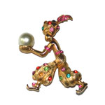 Castlecliff genie brooch