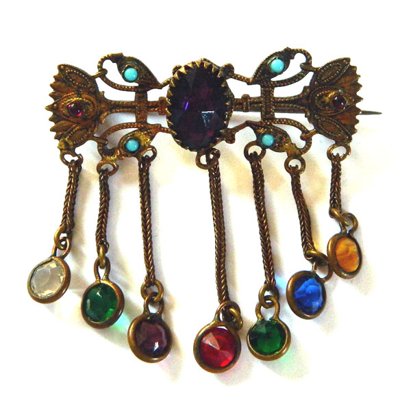 Victorian art nouveau brooch