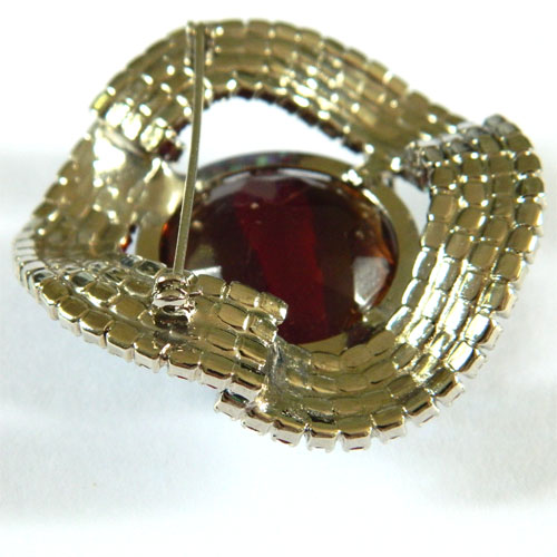 Vintage Juliana rhinestone brooch and earrings