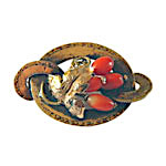 Victorian coral brooch