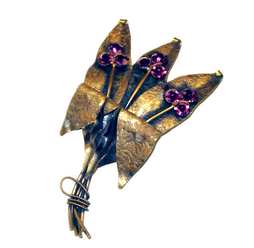 H Pomerantz brooch