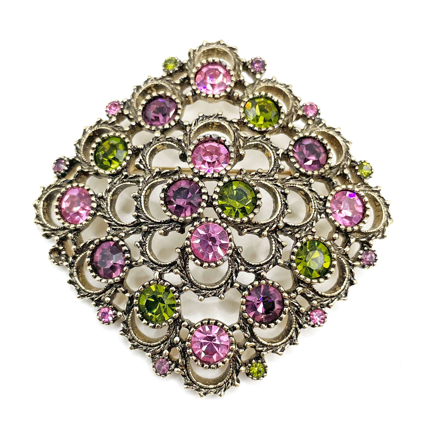 Sarah Coventry rhinestone brooch