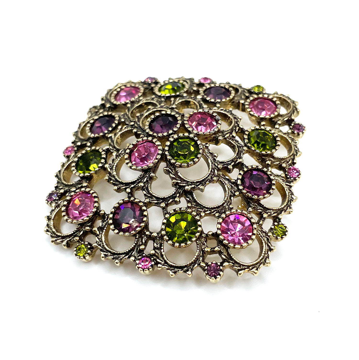 Sarah Coventry rhinestone brooch