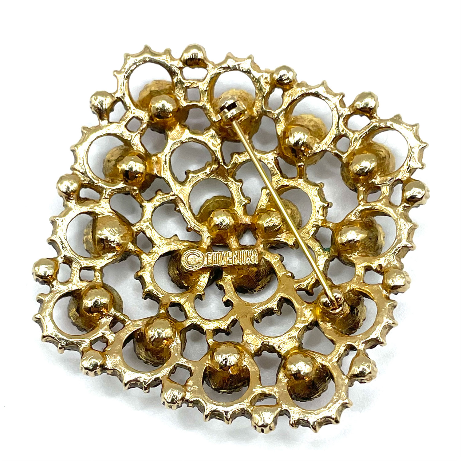 Sarah Coventry rhinestone brooch