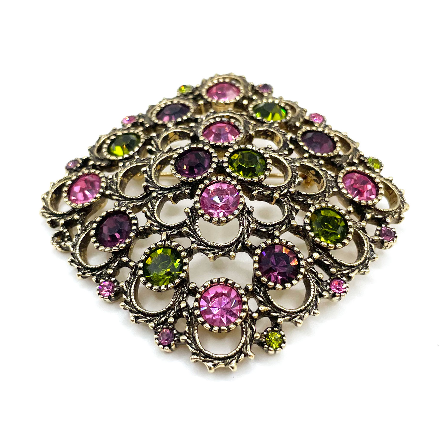 Sarah Coventry rhinestone brooch