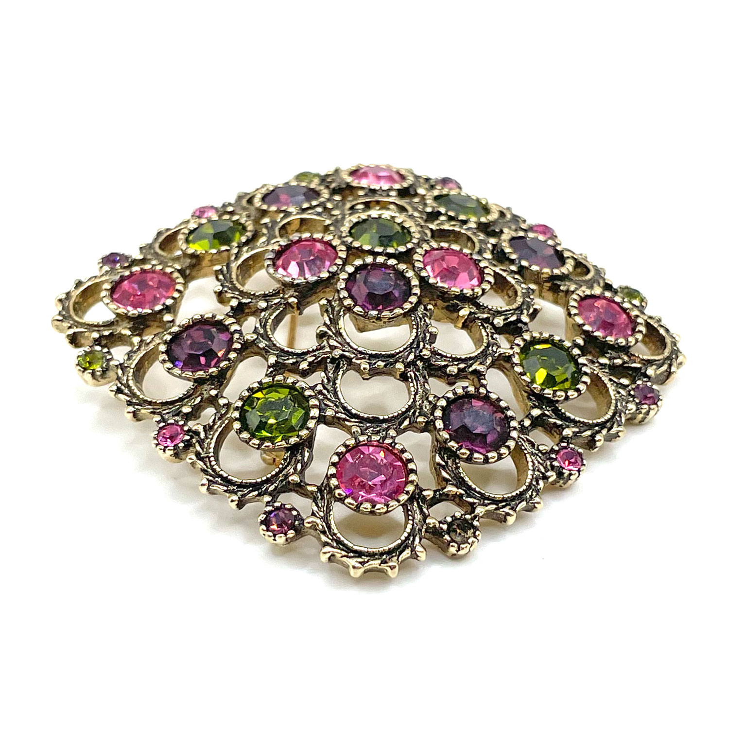 Sarah Coventry rhinestone brooch